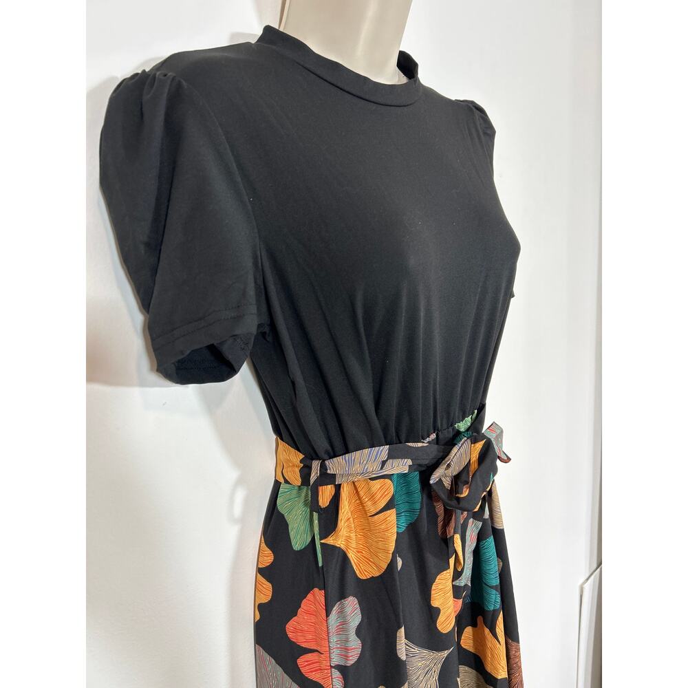 Ginko Leaf Dress Small to Medium with Stretch - Picture 1 of 6